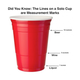 Image for article titled What the Lines of a Red Solo Cup Actually Mean